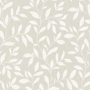 Galerie Utopia Beige Loose Leaf Wallpaper Roll