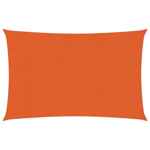 Berkfield Sunshade Sail 160 g/m2 Orange 2x3 m HDPE