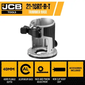 JCB 18RT-B-T Trimmer Router Base for 240v / 18v Trimmer 18RT-B