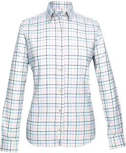 Jack Pyke Ladies Countryman Shirt, Large Check Navy / 8