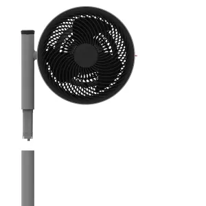 Boneco Grey Pedestal fan With adjustable height