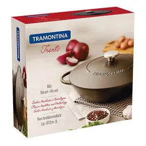 Tramontina Trento Cast Iron Wok 32cm