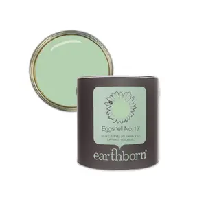 Earthborn Eggshell No. 17 Cricket, eco friendly water based wood work and trim paint, 2.5L