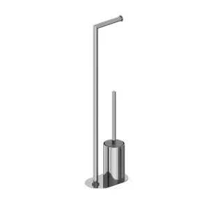 Cosmic Toilet Brush/Paper Holder Chrome Architect Sp