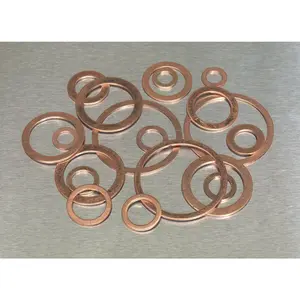 250 Piece Copper Sealing Washer Assortment - Metric - Partitioned Storage Box