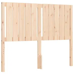 Berkfield Bed Frame with Headboard 120x200 cm Solid Wood