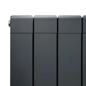 Aluminium Radiator - 1800mm x 315mm - Anthracite Grey