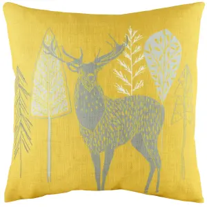 Evans Lichfield Hulder Stag Stag Feather Rich Cushion