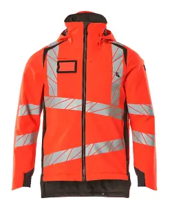 Mascot Accelerate Safe Lightweight Winter Jacket with CLIMascot - Hi-Vis Red/Dark Anthracite   (X Large)