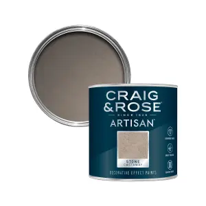 Craig & Rose Artisan Castaway Stone Textured effect Matt Topcoat Special effect paint, 250ml