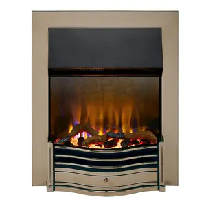 Dimplex DMF20AB Dumfries Antique Brass Optiflame 3D Electric Inset Fire