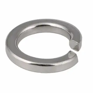 Spring Washers M4 ( Pack of: 50 ) Rectangular Stainless Steel A2 Split Lock DIN 127