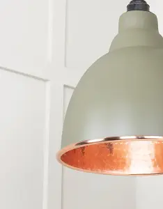 Hammered Copper Brindley Pendant in Tump