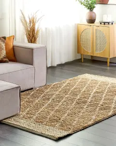 Jute Area Rug 160 x 230 cm Beige ZORAVA