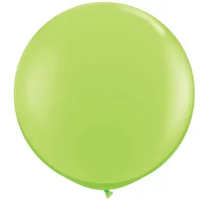 Qualatex 5 Inch Plain Latex Party Balloons (Pack Of 100) (48 Colours) Lime Green (One Size)