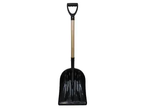 Faithfull RI34-SNWDSPYD Plastic Debris Shovel Wood Handle FAIDEBRIS