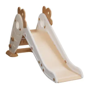 Kids Foldable Slide for Toddlers Age 1-3 Freestanding Playset for Indoor and Outdoor Playground