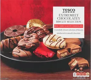 Tesco Extremely Chocolatey Biscuit Selection 400G