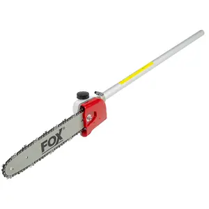 4-in-1 Multi-tool Fox Wolf Petrol 43cc Brushcutter, Grass Line Trimmer, Hedge Trimmer, Pruner with Easy-Start