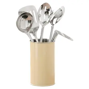 5-Piece Assorted Kitchen Utensil Set Cream