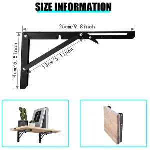 Rustic Folding Breakfast Bar Wall Mounted BT03 (Rustic Pine, 60cm (0.6m)