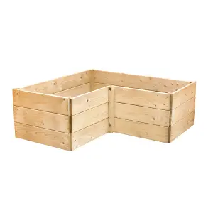 Greena Corner Raised Bed - 120 x 120cm, 45cm High