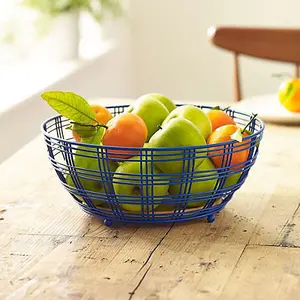 Sur La Table Colour Me Happy Blue Fruit Bowl