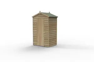 4LIFE Apex Shed 4x3 - Single Door - No Windows