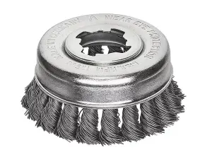 Lessmann 483.21X X-Lock Steel Knot Cup Brush 85mm Non Spark LES48321X