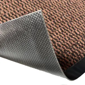 GoodHome Boykins Brown Barrier mat, 45cm x 75cm