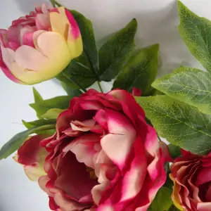 52cm Artificial Peony Plant Pink