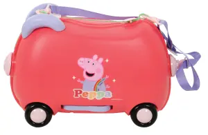 MoVe Peppa Pig Rollacase Wheeled Ride On Suitcase