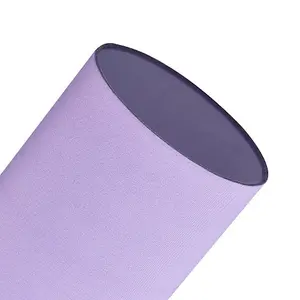 Contemporary and Stylish Soft Lilac Linen Fabric Tall Cylindrical Lampshade