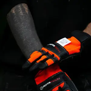 Rotatech Chainsaw Safety Gloves - Premium - Size 8 - Class 1