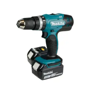 Makita 18V Li-ion Brushed Cordless Combi drill (2 x 3Ah) - DHP453SFE