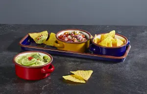 KitchenCraft World of Flavours Enamel Dip Set