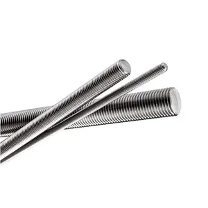 5 x Fully Threaded Steel Studding Bar Metric M10 x 300mm Screwed Rods