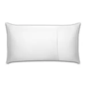 Belledorm Pima Cotton 450 Thread Count Bolster Pillowcase White (One Size)