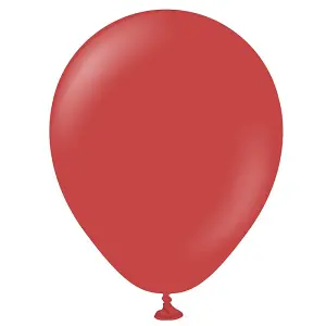 Kalisan Latex Balloons (Pack Of 100) Blood Red (One Size)