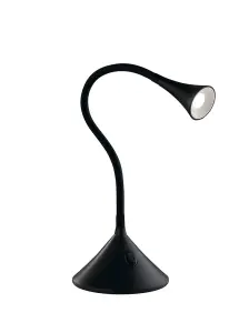 Luminosa NEWTON LED Reading Desk Lamp Black 240lm 4000K 0 13x51cm