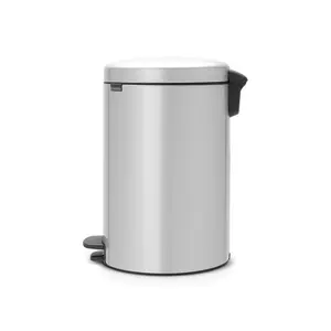 Brabantia NewIcon 20 Litre Soft Closing Pedal Bin Metallic Grey