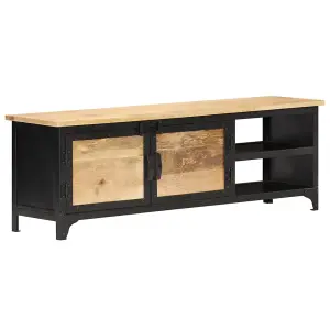 Berkfield TV Cabinet 120x30x40 cm Solid Mango Wood