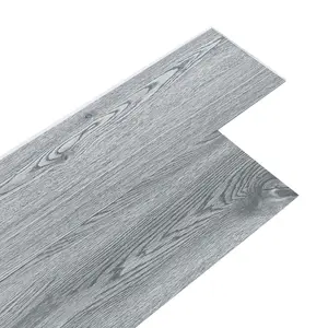 Set of 7 Grey Wood Effect Self Adhesive Vinyl Plank PVC Flooring Waterproof Covering 1m²