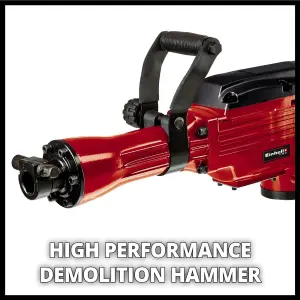 Einhell Demolition Hammer 43J 1600W SDS-Hex Chuck Includes Chisels & Carry Case TC-DH 43