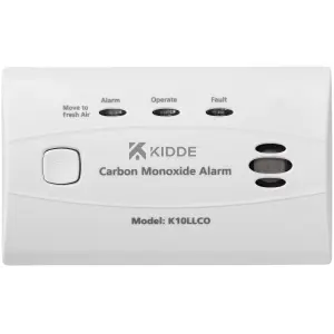 Kidde K10LLCO Wireless Standalone Carbon monoxide Alarm with 10-year sealed battery