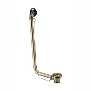 ENKI Antique Brass Exposed Roll Top Solid Brass Bath Pack