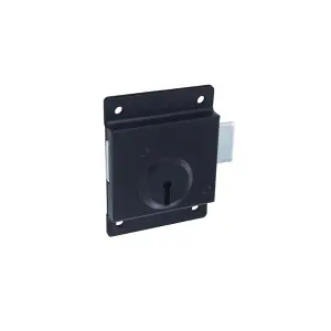 Securit Press Lock Black (100mm)