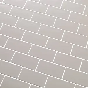 Vernisse Grey Gloss Ceramic Wall Tile Sample