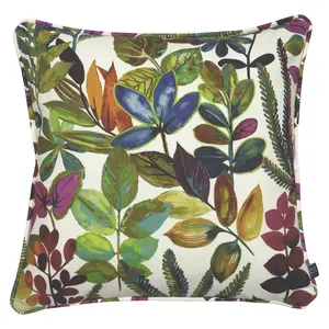 Prestigious Textiles Tonga Tropical Cotton Piped Feather Filled Cushion