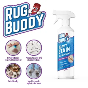 Rug Buddy Heavy Stain Pre Treatment Spray for Carpet and Upholstery, 500 ml